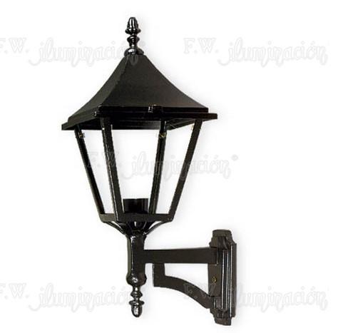 Farol c/mensula negro
